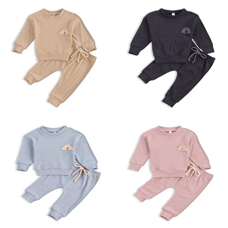 Clothing Sets 2 Pcs Baby Girls Boy Clothes For Babies Borns Rainbow Embroidery O-Neck+Pants Outfit Set 6-24M, White
Clothing Sets 2 Pcs Baby Girls Boy Clothes For Babies Borns Rainbow Embroidery O-Neck+Pants Outfit Set 6-24M, White