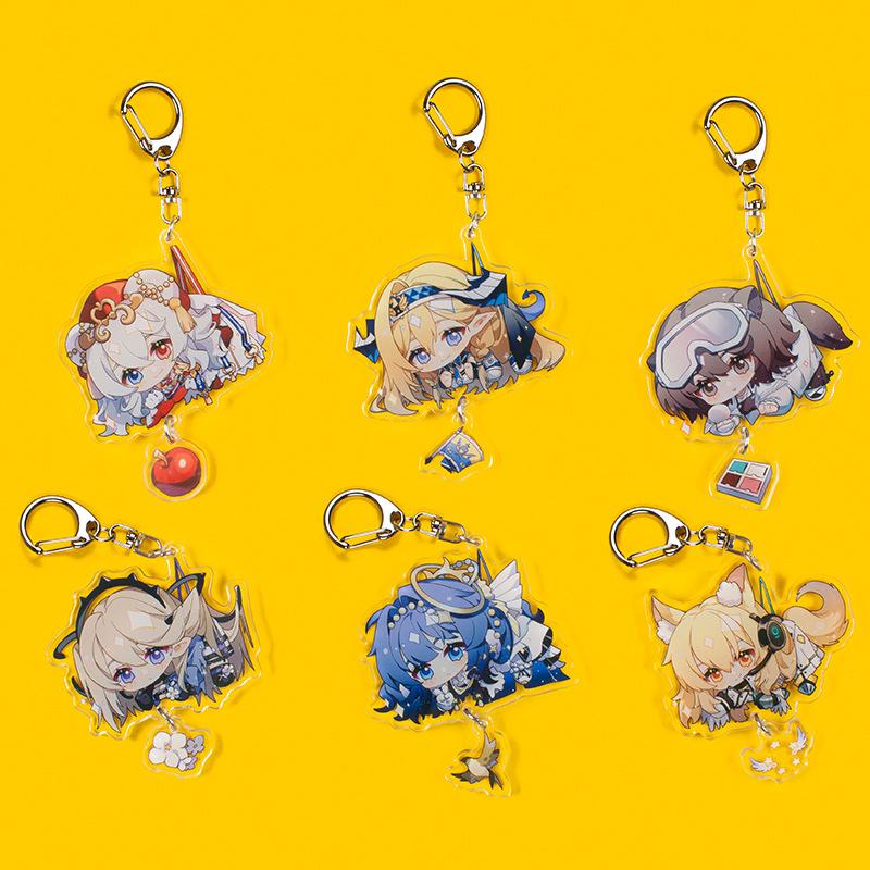 Keychains Arknights Keychain Women Creative Anime Man Key Chain Charms Geometric Holder Cute High Quality Keyring Alloy Brelok
Keychains Arknights Keychain Women Creative Anime Man Key Chain Charms Geometric Holder Cute High Quality Keyring Alloy Brelok