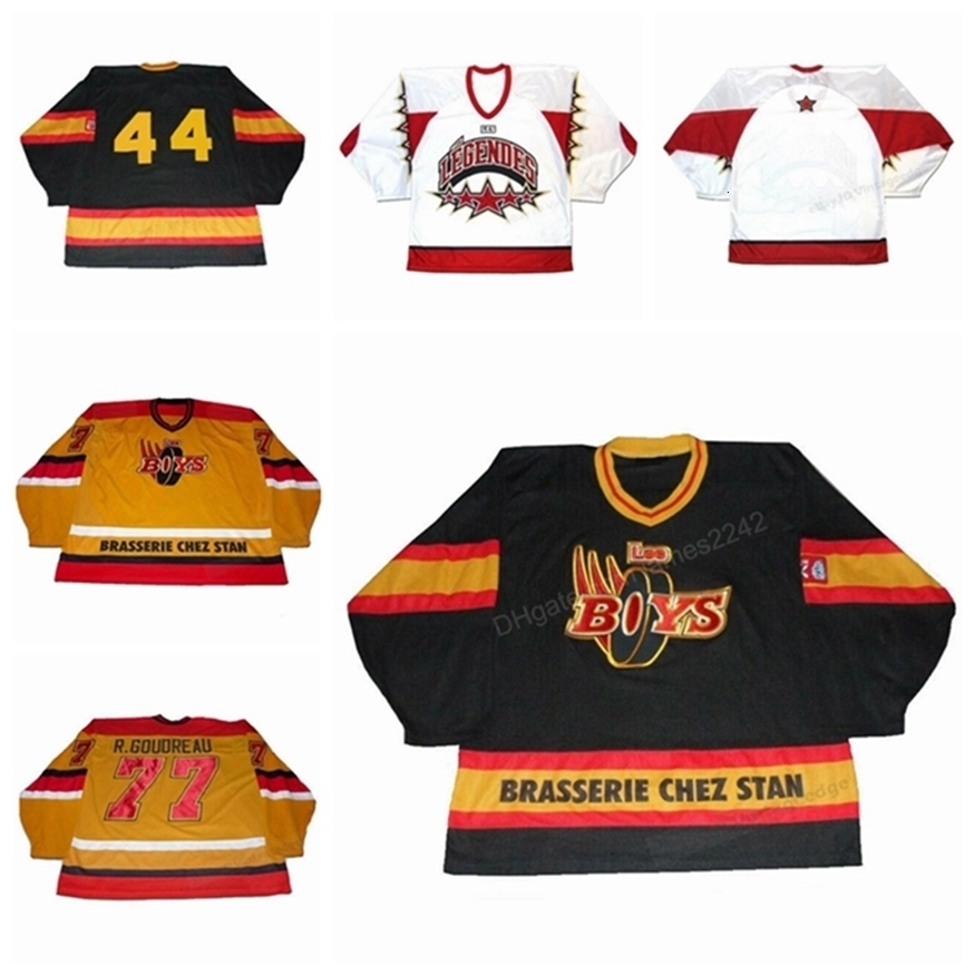 Custom Les Boys #77 Richard Goudreau Hockey Jersey Men's Stitched Any Size 2xs-5xl Name or Number Jerseys Top Quality, White
Custom Les Boys #77 Richard Goudreau Hockey Jersey Men's Stitched Any Size 2xs-5xl Name or Number Jerseys Top Quality, White