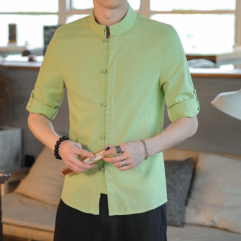 Men's Cotton Linen Shirts 3/4 Sleeve Casual Slim Mandarin Collar High Quality Men Business Dress 5XL 4XL Quin22, Green linen shirts
Men's Cotton Linen Shirts 3/4 Sleeve Casual Slim Mandarin Collar High Quality Men Business Dress 5XL 4XL Quin22, Green linen shirts