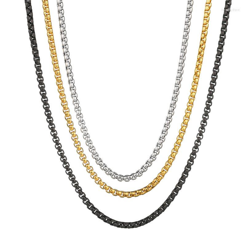 Chains Modyle Punk Round Box Chain Necklaces For Women Men Gold Silver Color Stainless Steel Necklace Never Fade Jewelry WholesaleChains
Chains Modyle Punk Round Box Chain Necklaces For Women Men Gold Silver Color Stainless Steel Necklace Never Fade Jewelry WholesaleChains