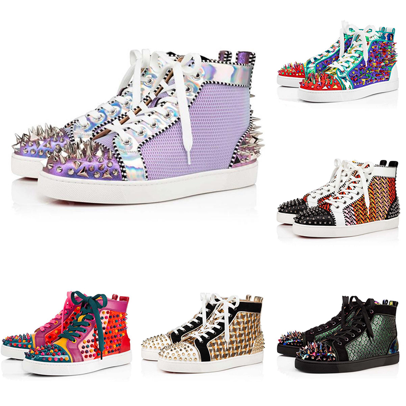 Luxury Designer Men Women Premium Casual Shoes Spikes shoe red Flats Loafers Silver Diamond party shiny shoe Black Blue Suede leather Top Quality Sneakers Dust Bag, 20
Luxury Designer Men Women Premium Casual Shoes Spikes shoe red Flats Loafers Silver Diamond party shiny shoe Black Blue Suede leather Top Quality Sneakers Dust Bag, 20