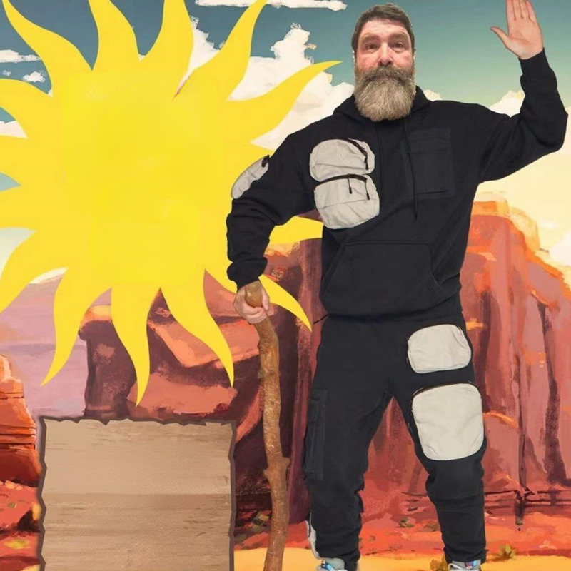 Travis hoodie mens Designer Hooded Sweater Functional Wind Cotton Sweatshirt Scott Hip Hop men women Multi-pocket Hoody Ins Fashion Oversize hoodies, Black
Travis hoodie mens Designer Hooded Sweater Functional Wind Cotton Sweatshirt Scott Hip Hop men women Multi-pocket Hoody Ins Fashion Oversize hoodies, Black