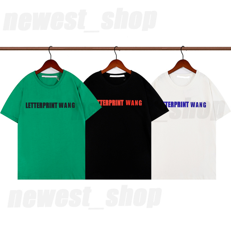 summer spring Mens T-Shirts designer t-shirt womens t shirt paris simple big WANG letter classic casual cotton short sleeve round neck tshirt green tee top, White
summer spring Mens T-Shirts designer t-shirt womens t shirt paris simple big WANG letter classic casual cotton short sleeve round neck tshirt green tee top, White