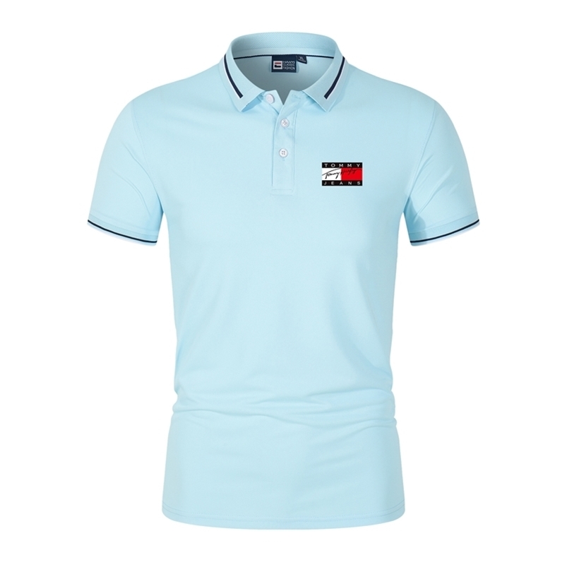 Men's Summer Golf Shirt Ice Silk Quick Dry Polo Lapel Business Casual Top Sports T-Shirt High Quality Breathable Short Sleeve 220608, Navy blue
Men's Summer Golf Shirt Ice Silk Quick Dry Polo Lapel Business Casual Top Sports T-Shirt High Quality Breathable Short Sleeve 220608, Navy blue