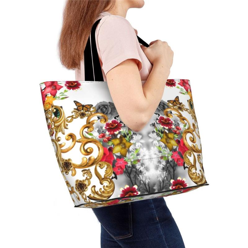 Evening Bags WHEREISART White Luxury Handbag Shoulder Europe Boho Red Floral Pattern Women Travel Duffel Golden Bag 2022 Dropship, 427699664-black-2
Evening Bags WHEREISART White Luxury Handbag Shoulder Europe Boho Red Floral Pattern Women Travel Duffel Golden Bag 2022 Dropship, 427699664-black-2