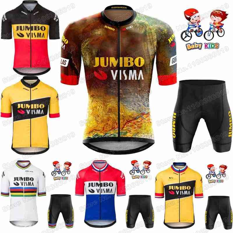 2022 Kids Jumbo Visma Cycling Jersey Set Boys Girls France Tour Cycling Clothing Children Netherlands Belgium Road Bike Suit, 12
2022 Kids Jumbo Visma Cycling Jersey Set Boys Girls France Tour Cycling Clothing Children Netherlands Belgium Road Bike Suit, 12