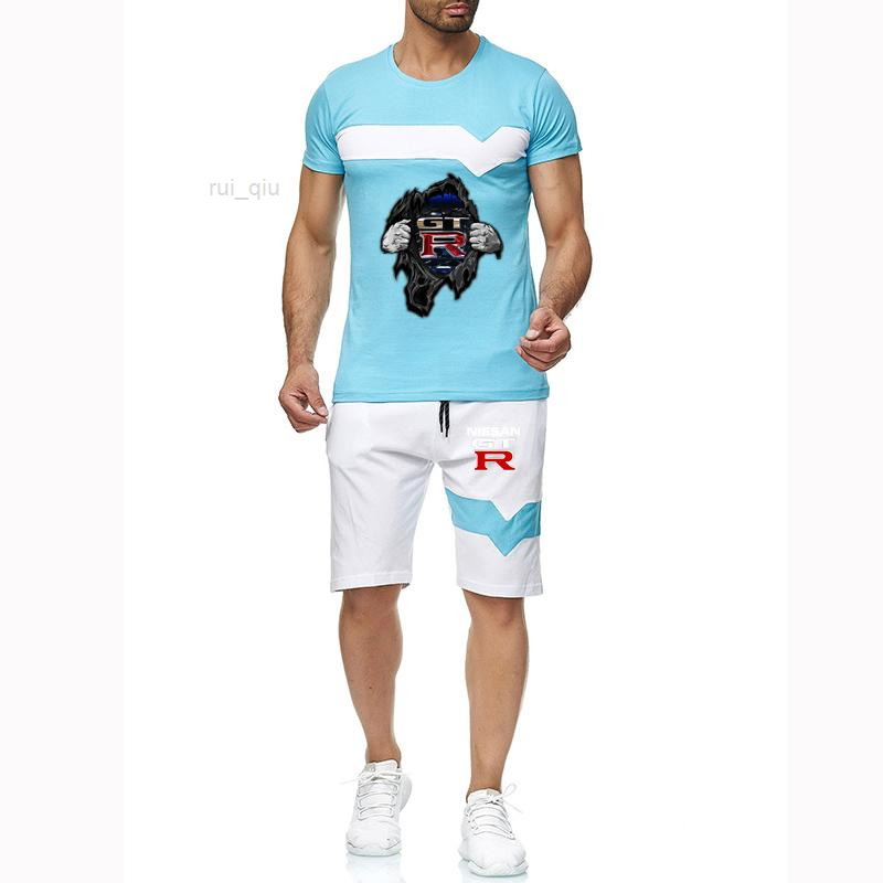 Tracksuits 2022 Men's Nissan GTR Casual Sportswear Sport Short Sleeve T-shirts Tops Sports Shorts Quick Drying 2 Pieces Suit Clothes
Tracksuits 2022 Men's Nissan GTR Casual Sportswear Sport Short Sleeve T-shirts Tops Sports Shorts Quick Drying 2 Pieces Suit Clothes