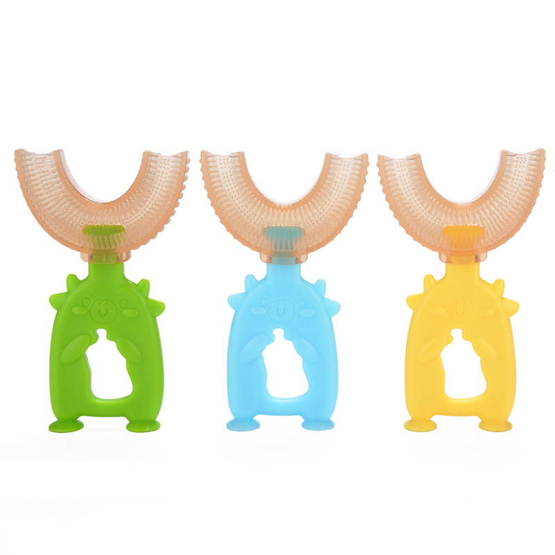Baby Use Toothbrush Food Grade Silicone Factory Wholesale Kids Oral Health Care Children Tooth Brush Clean Teeth Stain Removal Tools