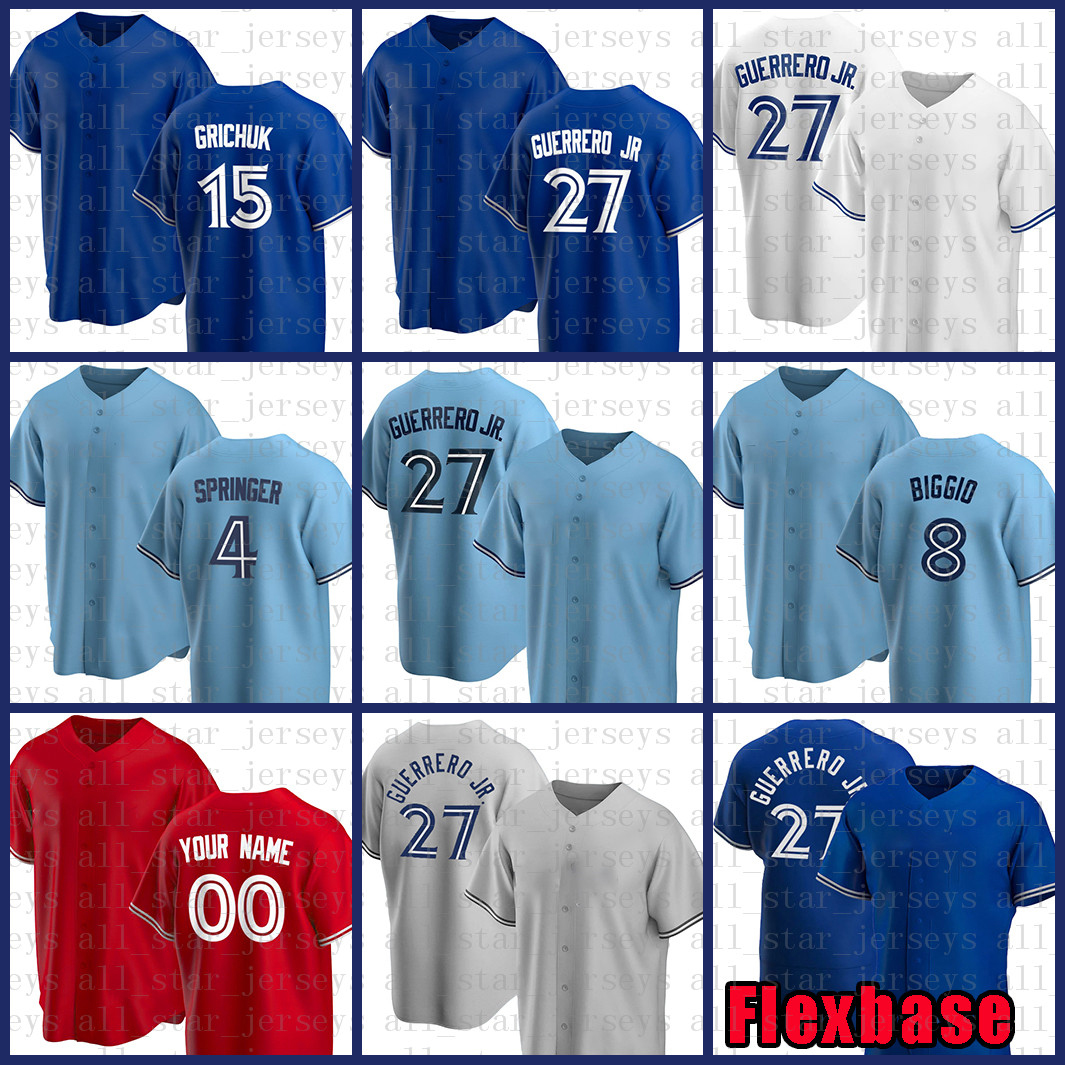 Toronto Baseball Jersey 27 Vladimir Guerrero Jr. Bo Bichette George Springer Yusei Kikuchi Cavan Biggio Randal Grichuk Nate Pearson Hyun-Jin Ryu Kevin Gausman, Flexbase(lanniao)
Toronto Baseball Jersey 27 Vladimir Guerrero Jr. Bo Bichette George Springer Yusei Kikuchi Cavan Biggio Randal Grichuk Nate Pearson Hyun-Jin Ryu Kevin Gausman, Flexbase(lanniao)