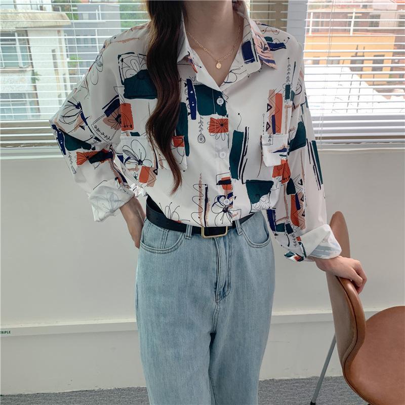 Women' Blouses & Shirts Geometry Print Sun Proof Shirt Girl Long Sleeve Turn-down Collar Casual Tops Womens Blouse Spring Autumn British St, Camel
Women' Blouses & Shirts Geometry Print Sun Proof Shirt Girl Long Sleeve Turn-down Collar Casual Tops Womens Blouse Spring Autumn British St, Camel