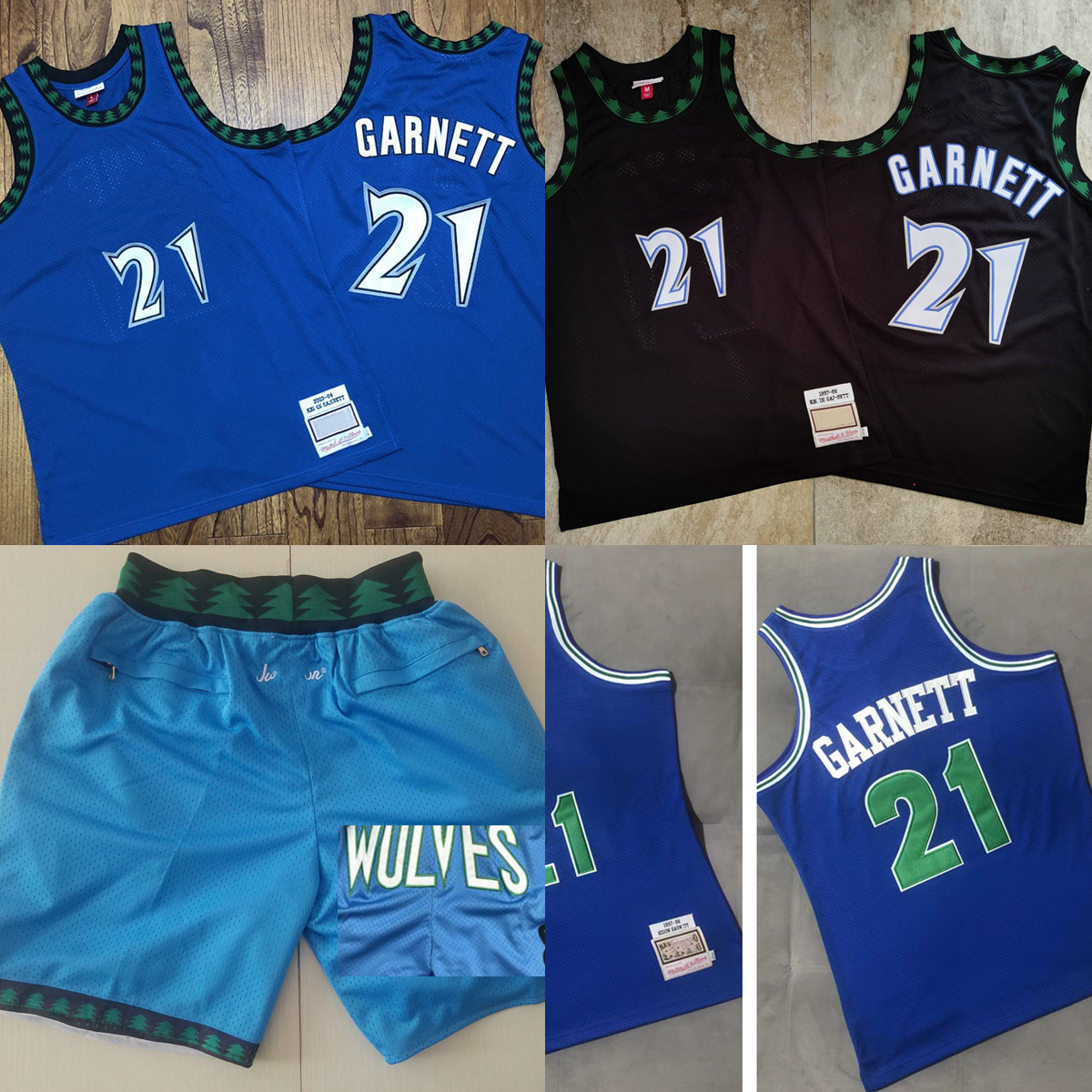Mitchell and Ness Authentic Embroidery Basketball 21 KevinGarnett Jerseys Retro Blue Black 1997-98 Real Stitched Breathable Sport 2003-04 Jersey JustDon shorts, Other jerseys. send picture on order
Mitchell and Ness Authentic Embroidery Basketball 21 KevinGarnett Jerseys Retro Blue Black 1997-98 Real Stitched Breathable Sport 2003-04 Jersey JustDon shorts, Other jerseys. send picture on order