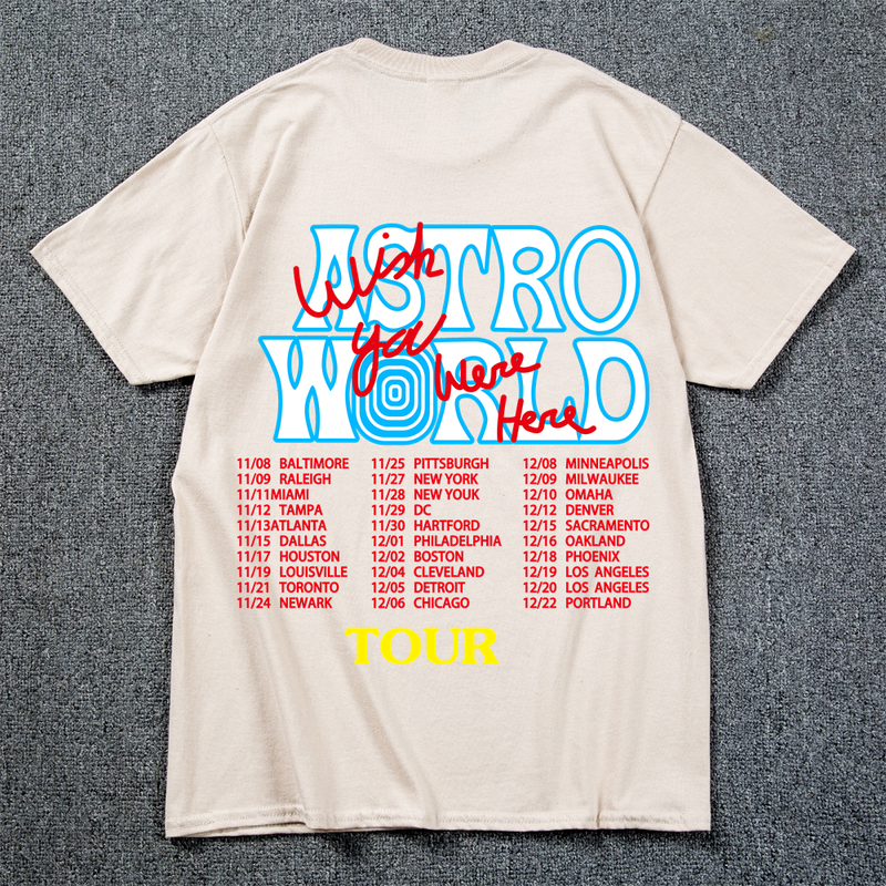 Fashion Hip Hop T Shirt Men Women ASTROWORLD Harajuku T Shirts YOU WERE HERE Letter Print Tees Tops 220520, White
Fashion Hip Hop T Shirt Men Women ASTROWORLD Harajuku T Shirts YOU WERE HERE Letter Print Tees Tops 220520, White
