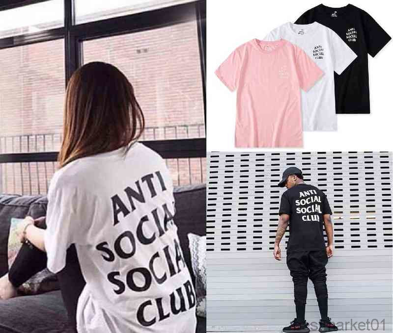 Men' T shirts Anti Social Club Letter Short Sleeve Unisex Summer T-shirt Assc T-tide, White
Men' T shirts Anti Social Club Letter Short Sleeve Unisex Summer T-shirt Assc T-tide, White