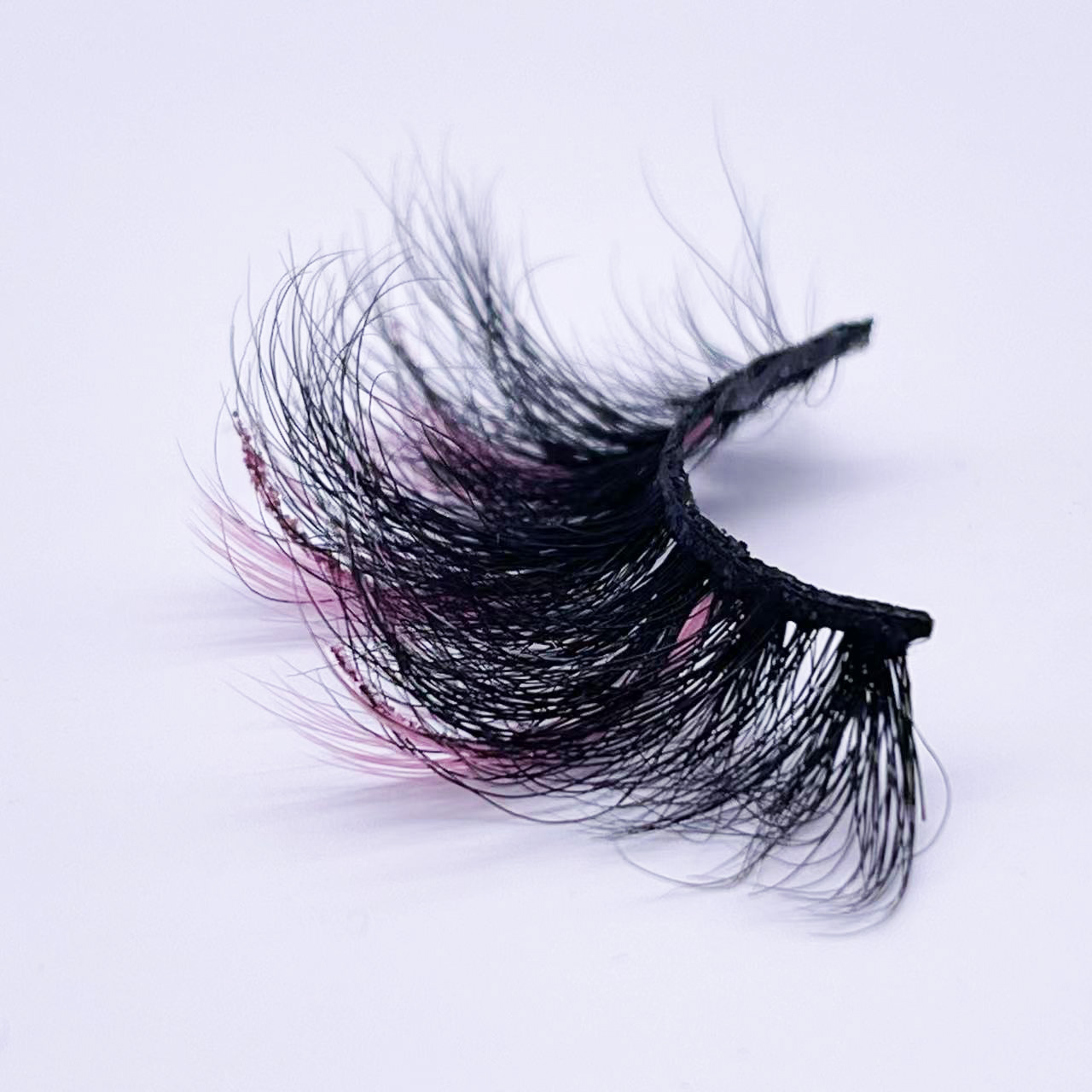 Eyelashes 25mm Colorful With Glitter Eye Lashes Thick Long Fake Eyelash Extension Make Up Tools False Lash For Beauty