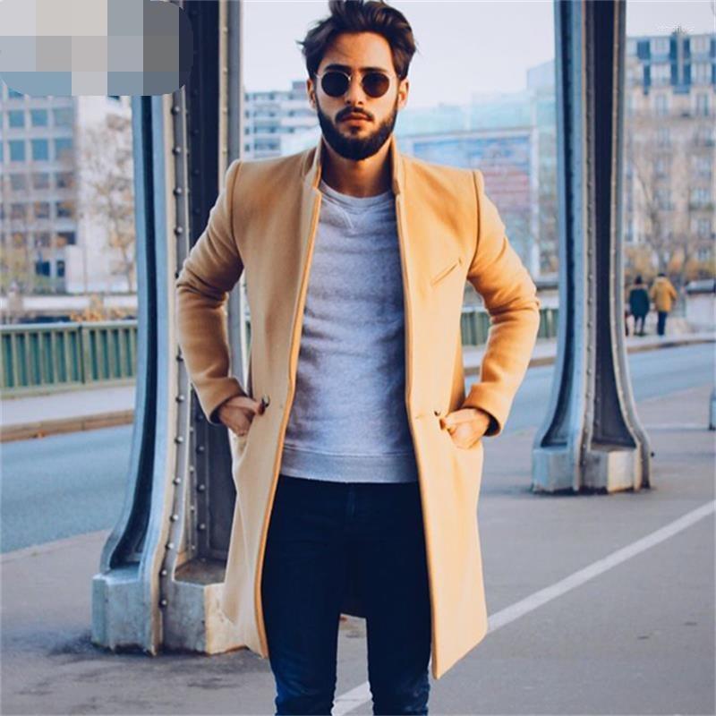 Men' Wool & Blends Coat Big Fashion Camel Collar European And American Autumn Winter Long Woolen Windbreaker Jacket Kend22, Black
Men' Wool & Blends Coat Big Fashion Camel Collar European And American Autumn Winter Long Woolen Windbreaker Jacket Kend22, Black