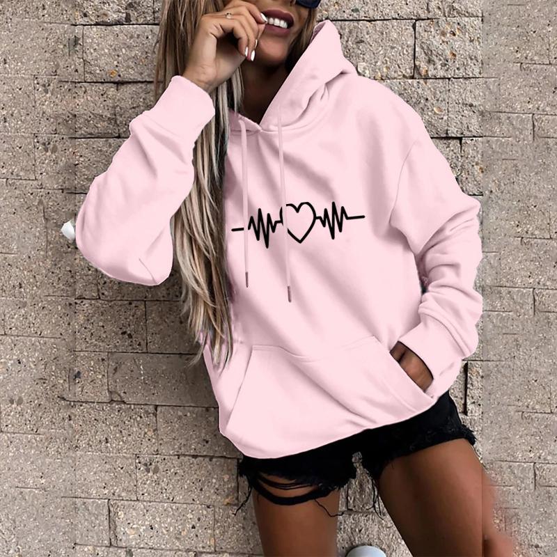 Women' Hoodies & Sweatshirts Fashion Women Hoodie Harajuku Hooded Loose Kpop Sweatshirt Pullover For Female Casual Fun Print Top Clothing 2, Pink
Women' Hoodies & Sweatshirts Fashion Women Hoodie Harajuku Hooded Loose Kpop Sweatshirt Pullover For Female Casual Fun Print Top Clothing 2, Pink