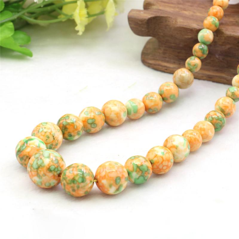 Chains 6-14mm Round Yellow Green Multicolor Rainbow Necklace Natural Stone Hand Made Women Neckwear DIY Fashion Jewelry Making Design
Chains 6-14mm Round Yellow Green Multicolor Rainbow Necklace Natural Stone Hand Made Women Neckwear DIY Fashion Jewelry Making Design