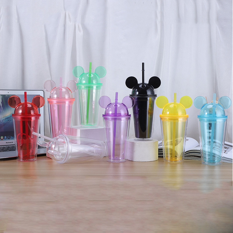 15oz Mouse Ear Tumblers Mouse Cup with Dome Lid 450ml Acrylic Cups Straws Double Walled Clear Travel Mugs Cute Child Kid Water Bottles, Red
15oz Mouse Ear Tumblers Mouse Cup with Dome Lid 450ml Acrylic Cups Straws Double Walled Clear Travel Mugs Cute Child Kid Water Bottles, Red
