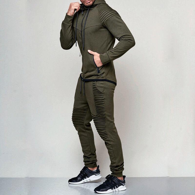 Men's Tracksuits Men 2 Pieces Spring Autumn Running Tracksuit Sweatshirt Sports Set Gym Clothes Sport Suit Training Wear, Black
Men's Tracksuits Men 2 Pieces Spring Autumn Running Tracksuit Sweatshirt Sports Set Gym Clothes Sport Suit Training Wear, Black
