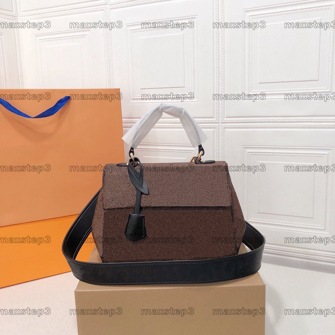 Cluny BB Mini M42738 Magnetic Flip Bag Monograms Coated Canvas Shoulder Bags Colorful Bicolor Shoulder Strap Top Handle Luxurys Handbag
Cluny BB Mini M42738 Magnetic Flip Bag Monograms Coated Canvas Shoulder Bags Colorful Bicolor Shoulder Strap Top Handle Luxurys Handbag