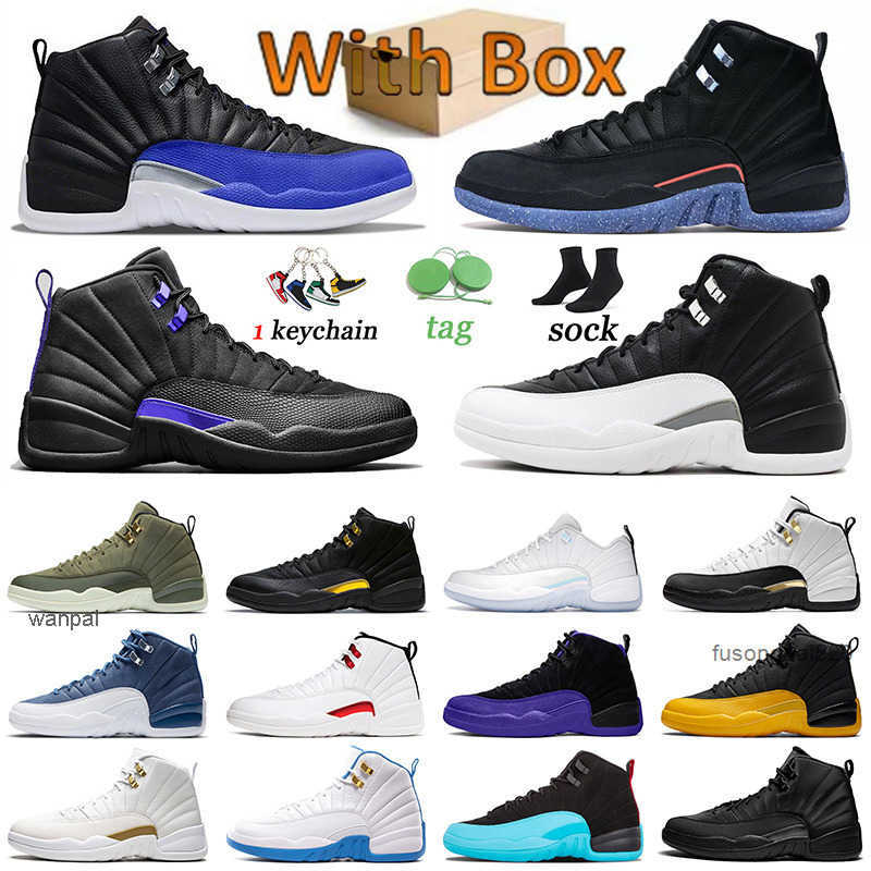 Original OG 12 jumpman basketball shoes Dark Concord Hyper Royal Taxi Playoffs Royalty Twist Flu Game women men trainers sport OG designer shoes, 40-47
Original OG 12 jumpman basketball shoes Dark Concord Hyper Royal Taxi Playoffs Royalty Twist Flu Game women men trainers sport OG designer shoes, 40-47