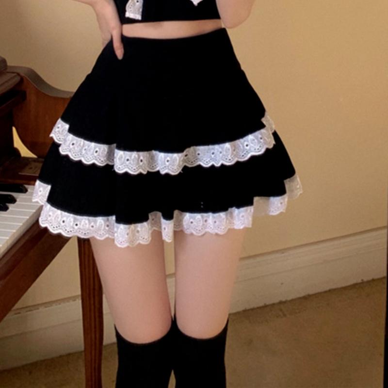 Skirts Women Lolita Style Harajuku Lace Ruffles JK Skirt Japanese Girls Sexy Punk High Waist Tiered 2022 Gothic Mini SkirtsSkirts, Black
Skirts Women Lolita Style Harajuku Lace Ruffles JK Skirt Japanese Girls Sexy Punk High Waist Tiered 2022 Gothic Mini SkirtsSkirts, Black