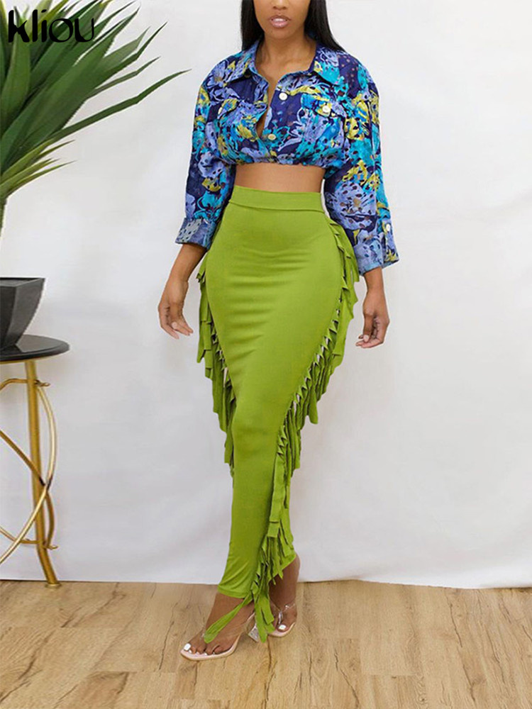 Kliou Side Tassel Women Skirt Elegant Unique Robe Straight Skinny Hight Waist Stretchy Streetwear Style Female Clothes 220418, Gn
Kliou Side Tassel Women Skirt Elegant Unique Robe Straight Skinny Hight Waist Stretchy Streetwear Style Female Clothes 220418, Gn