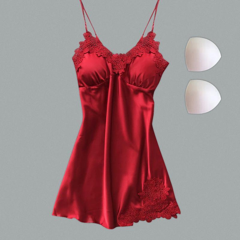 Women' Sleepwear Ladies Sexy Silk Satin Night Dress Sleeveless Nighties V-neck Nightgown Nightdress Lace Nightwear For Women -XL 2022, Khaki
Women' Sleepwear Ladies Sexy Silk Satin Night Dress Sleeveless Nighties V-neck Nightgown Nightdress Lace Nightwear For Women -XL 2022, Khaki