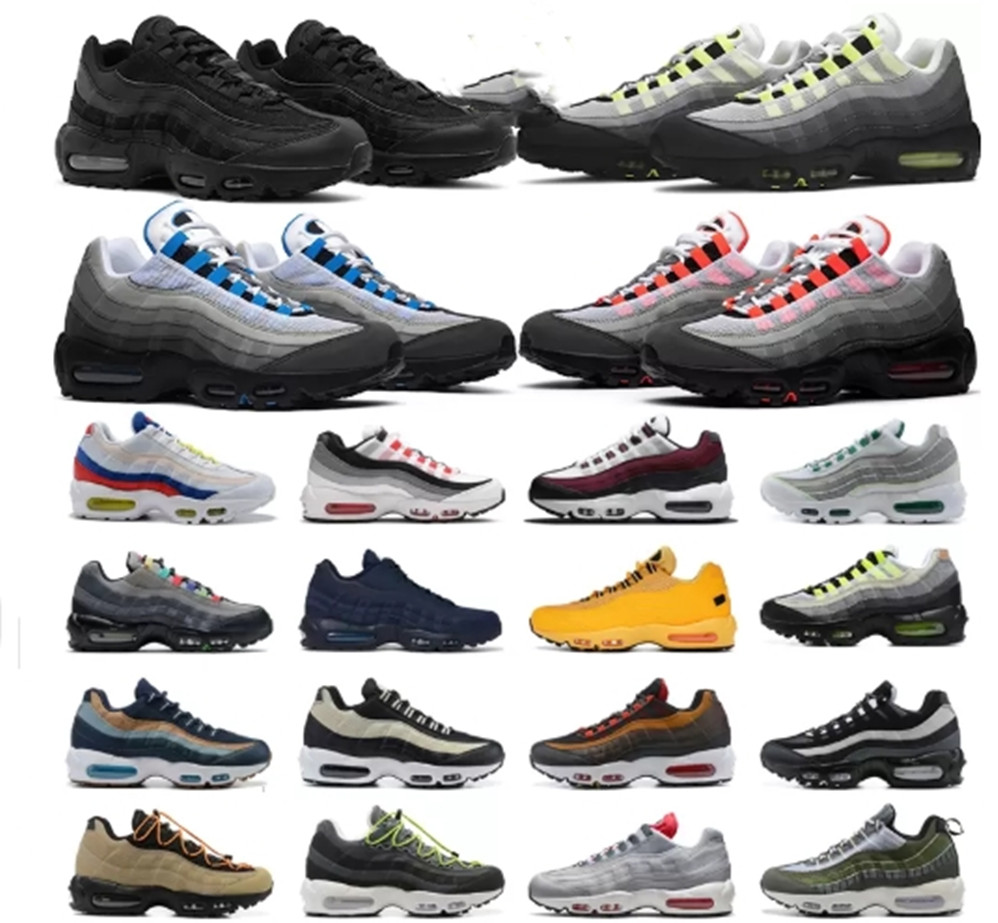 OG 95 Running Shoes For Men Women maxs 95s Airmaxs Triple Black White Neon Crystal Blue Solar Red Japan Smoke Grey Navy Light Charcoal Mens Trainers Sports Sneaker
OG 95 Running Shoes For Men Women maxs 95s Airmaxs Triple Black White Neon Crystal Blue Solar Red Japan Smoke Grey Navy Light Charcoal Mens Trainers Sports Sneaker