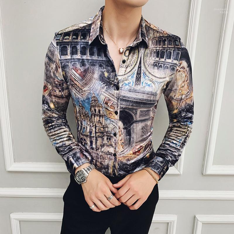 Luxury Velvet Men Shirt Long Sleeve Casual Shirts Autumn Winter Keep Warm Print Slim Fit Dress Mens Business Camisa 4xl Men's Dway22, Flower colour
Luxury Velvet Men Shirt Long Sleeve Casual Shirts Autumn Winter Keep Warm Print Slim Fit Dress Mens Business Camisa 4xl Men's Dway22, Flower colour