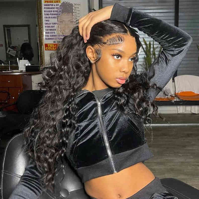 Nxy Hair Wigs Curly Human for Women 4x4 5x5 Lace Closure 13x4 360 Hd Deep Wave Frontal 13x6 Water Front 220609, 4x4 lace wig
Nxy Hair Wigs Curly Human for Women 4x4 5x5 Lace Closure 13x4 360 Hd Deep Wave Frontal 13x6 Water Front 220609, 4x4 lace wig