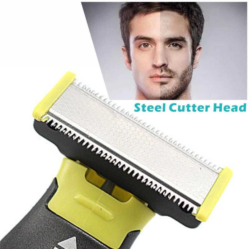 One Blade Hybrid Electric Trimmer USB Rechargeable Waterproof Beard Grooming Body Hair Groomer for Men and Women 220708