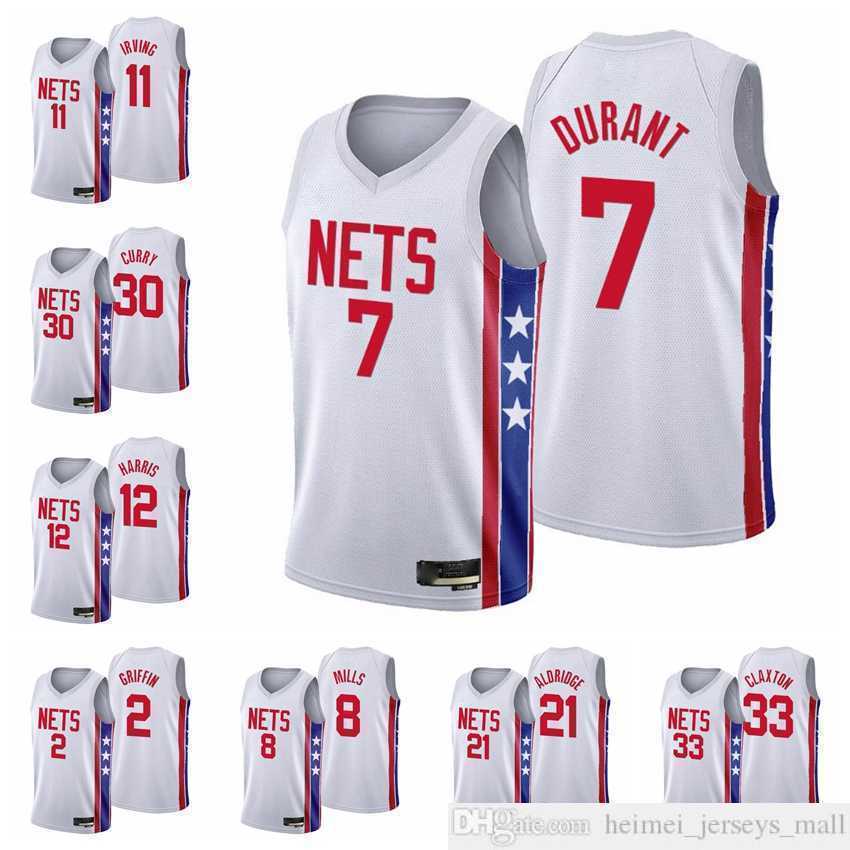 Printed 75th Brooklyn''Nets''Men Kevin Durant Kyrie Irving Seth Curry Patty Mills Aldridge Joe Harris Griffin Nicolas Claxton 2022 Classic
Printed 75th Brooklyn''Nets''Men Kevin Durant Kyrie Irving Seth Curry Patty Mills Aldridge Joe Harris Griffin Nicolas Claxton 2022 Classic
