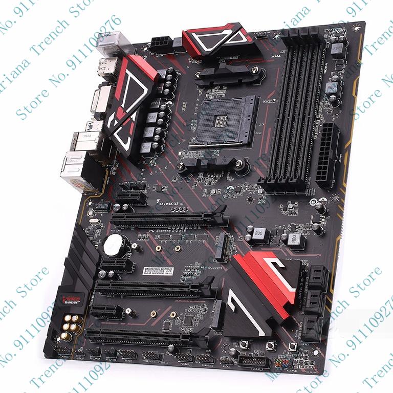 Motherboards X370AK X5 For COLORFUL Gaming Motherboard Socket AM4 Ryzen/7th Gen A Series/Athlon II/Athlon DDR4 M.2 PCI-E 3.0 USB3.1
Motherboards X370AK X5 For COLORFUL Gaming Motherboard Socket AM4 Ryzen/7th Gen A Series/Athlon II/Athlon DDR4 M.2 PCI-E 3.0 USB3.1