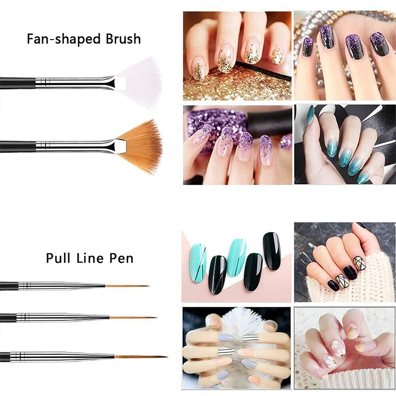 Things Brushes Nails Art Accessories Tools Kits Nail Supplies For Professionals Manicure Set 220812