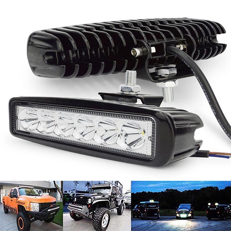 Car Headlights 6 LED 18W DRL Work Lights Spotlight Offroad Automobile Truck Driving Fog Spot Lamp Headlight Bulbs Universal
Car Headlights 6 LED 18W DRL Work Lights Spotlight Offroad Automobile Truck Driving Fog Spot Lamp Headlight Bulbs Universal