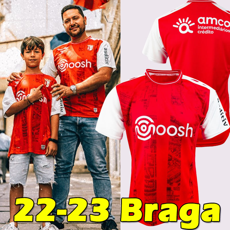 SC Braga soccer jerseys 2022 2023 Sporting Clube de Braga football shirts Galeno Paulinho R.HORTA Medeiros Castro Ricardo Men Uniforms, Bulajia 22-23 home
SC Braga soccer jerseys 2022 2023 Sporting Clube de Braga football shirts Galeno Paulinho R.HORTA Medeiros Castro Ricardo Men Uniforms, Bulajia 22-23 home