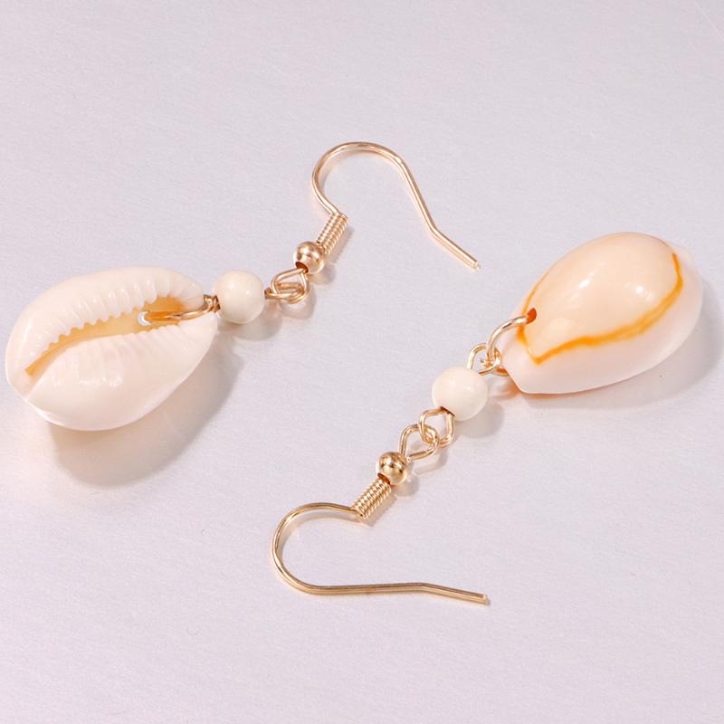 Clip-on & Screw Back Fashion Simple Shell Pendant Ear Hook Drop Earrings Ladies Trendy Temperament Charm Bohemia Style Jewelry For WomenClip
Clip-on & Screw Back Fashion Simple Shell Pendant Ear Hook Drop Earrings Ladies Trendy Temperament Charm Bohemia Style Jewelry For WomenClip
