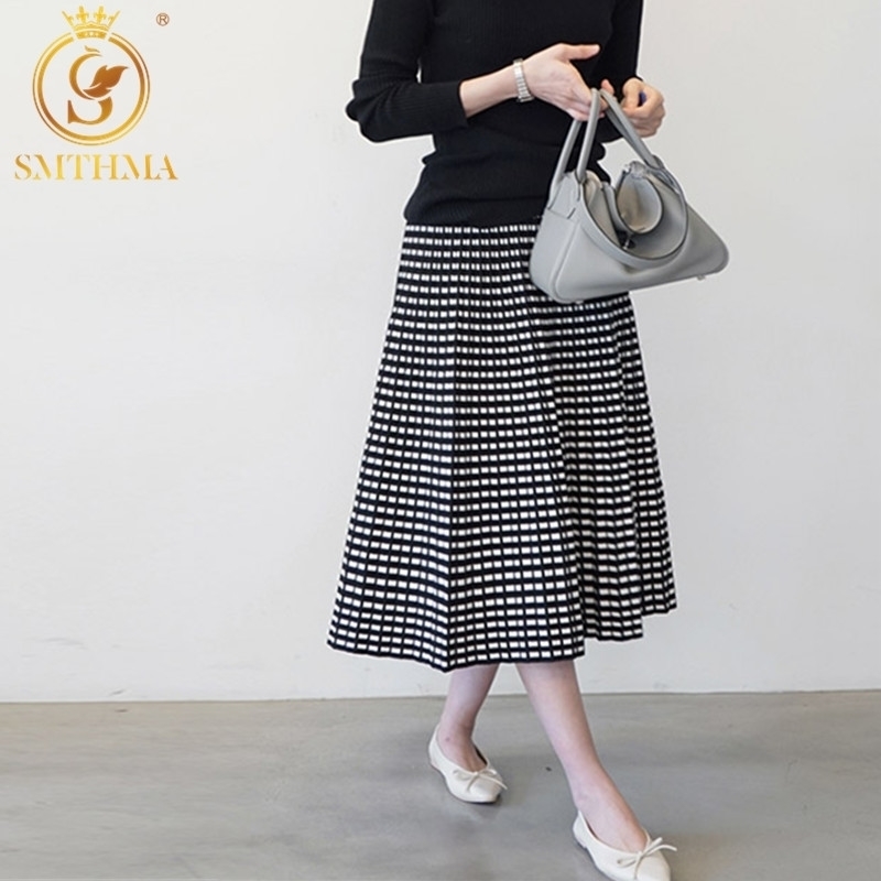Vintage Fashion Pleated Skirt Women Elegant Knitted Skirt Winter Office Lady High Waist ALine Long Skirts Saia Y200326, Photo color
Vintage Fashion Pleated Skirt Women Elegant Knitted Skirt Winter Office Lady High Waist ALine Long Skirts Saia Y200326, Photo color