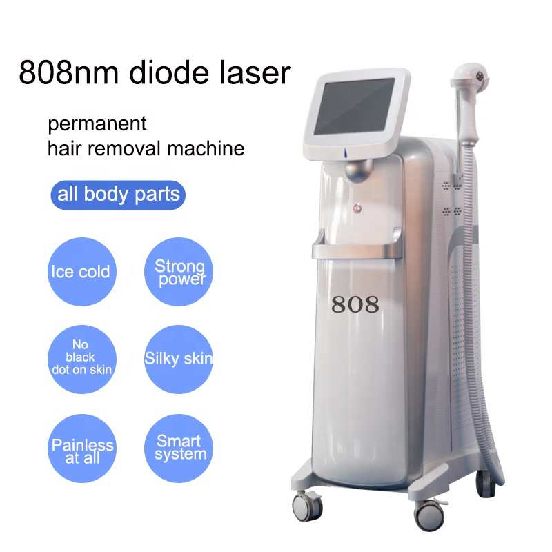 Quickly Painless Newest 2022 Whole Body 808nm Diode Sopran Laser Hair Removal Device