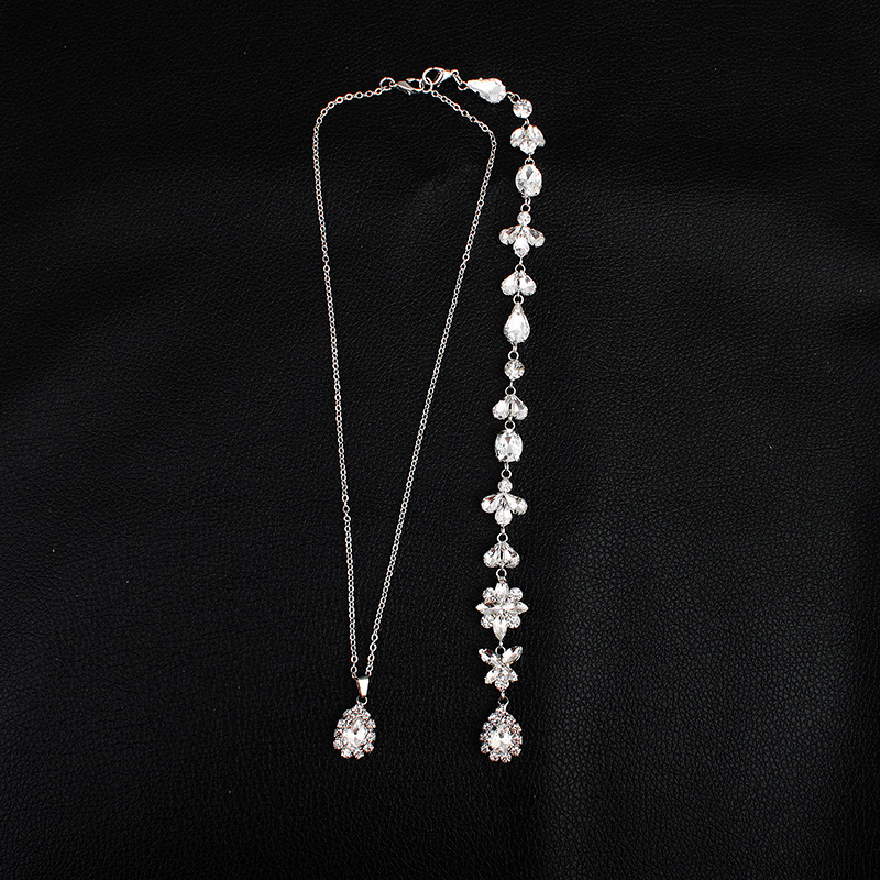 Necklace New Bride Jewelry Simple Diamond Inlaid Long Exposed Back Chain Necklace Body
Necklace New Bride Jewelry Simple Diamond Inlaid Long Exposed Back Chain Necklace Body