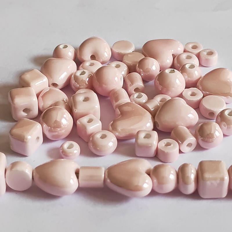 Other Fashion Nude Pink Ceramic Beads Used In Jewelry Making Necklace Bracelets Spacer Of Different Shapes And SizesOther
Other Fashion Nude Pink Ceramic Beads Used In Jewelry Making Necklace Bracelets Spacer Of Different Shapes And SizesOther