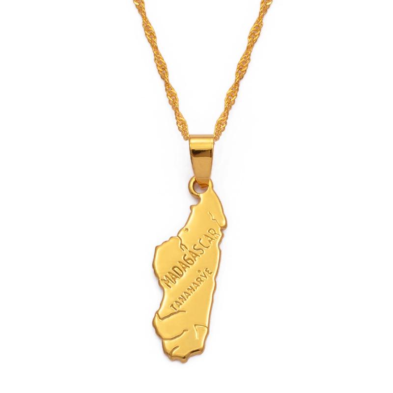 Pendant Necklaces Anniyo Madagascar Map For Women Men Gold Color Jewelry Africa Malagasy Maps Chain #006910Pendant
Pendant Necklaces Anniyo Madagascar Map For Women Men Gold Color Jewelry Africa Malagasy Maps Chain #006910Pendant