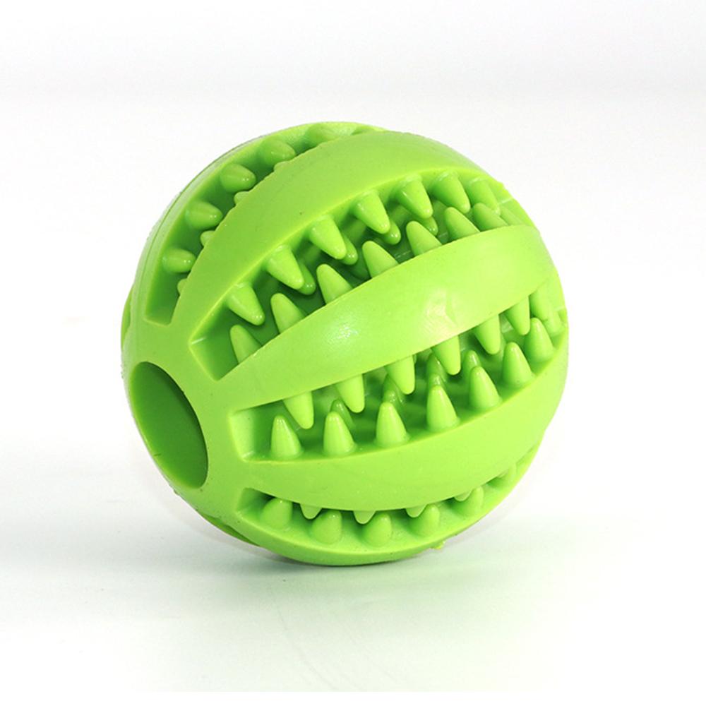 Pet Dog Toy Interactive Rubber Balls for Small Large Dogs Puppy Cat Chewing Toys Pet Tooth Cleaning Indestructible Dog Food Ball 0628