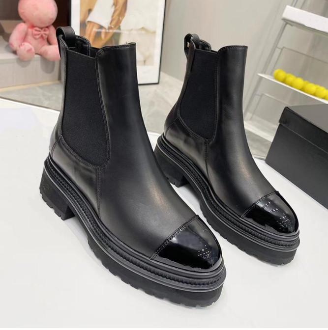 Ankle short boots thick bottom color matching lace up leather side zipper versatile medium tank Martin boots, C1
Ankle short boots thick bottom color matching lace up leather side zipper versatile medium tank Martin boots, C1