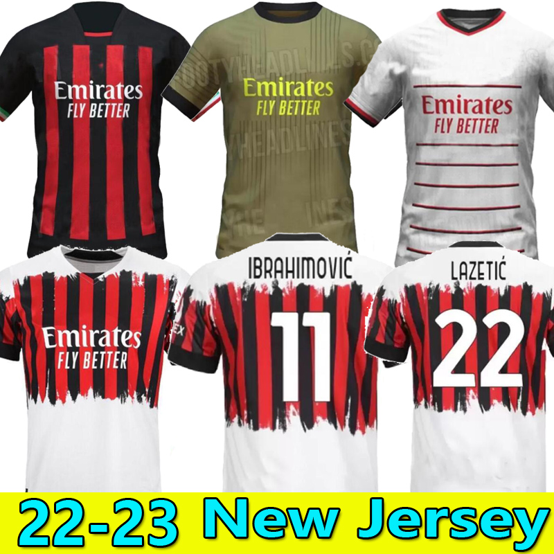 22 23 IBRAHIMOVIC soccer jersey GIROUD KESSIE football shirt 2022 2023 TONALI Camiseta de futbol THEO BRAHIM R.LEAO Fourth 4th Ac Milans uniforms, 22/23 third patch
22 23 IBRAHIMOVIC soccer jersey GIROUD KESSIE football shirt 2022 2023 TONALI Camiseta de futbol THEO BRAHIM R.LEAO Fourth 4th Ac Milans uniforms, 22/23 third patch