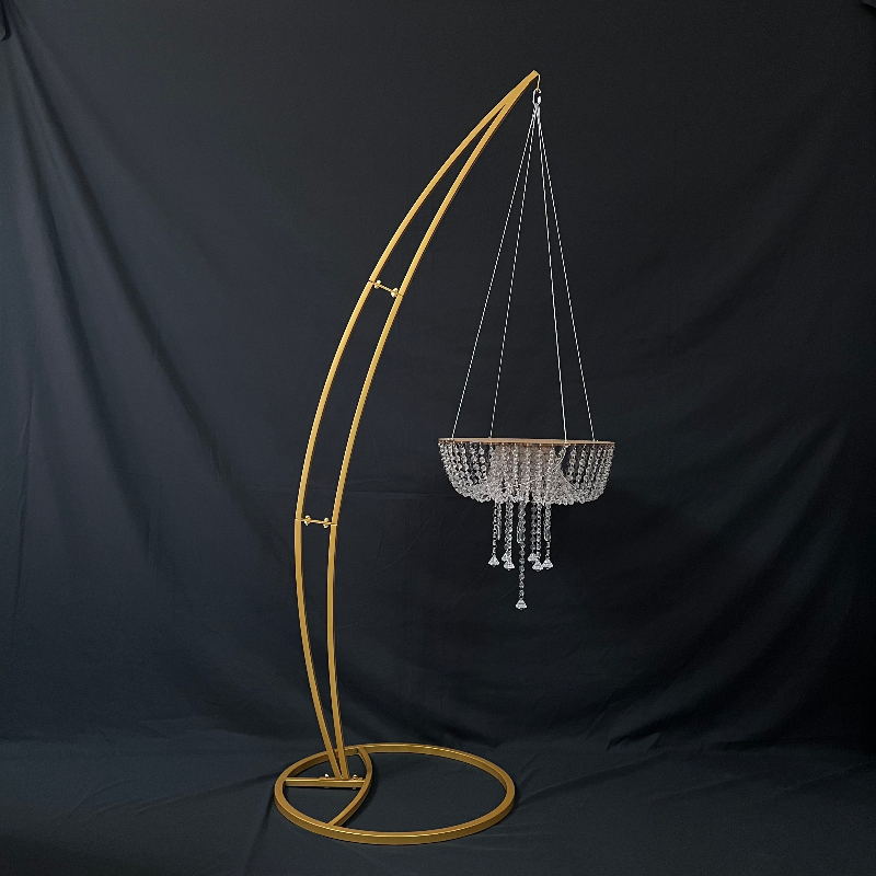 2 PCS Wedding Dessert Table Decoration Lovely Baby Shower Baptism Crystal Chandeliers Cupcake Stand Stage Flower Arrangement Arch Birthday Party Feast