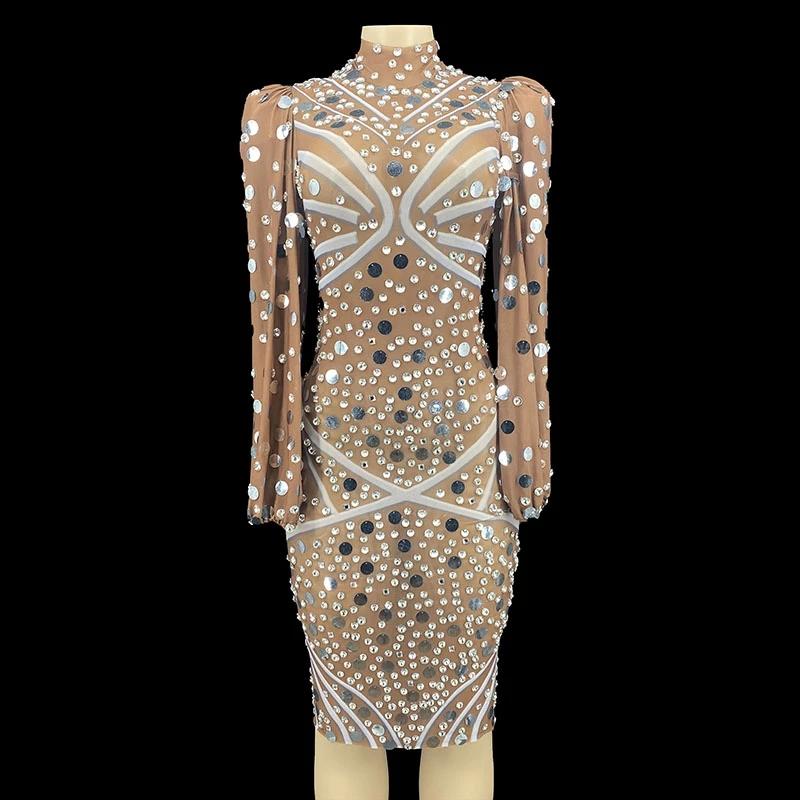 Casual Dresses Luxury Crystal Prom2022 Long Sleeves Sheer Tulle See Through Short Women Sheath Evening Gowns Zipper BackCasual, As pic
Casual Dresses Luxury Crystal Prom2022 Long Sleeves Sheer Tulle See Through Short Women Sheath Evening Gowns Zipper BackCasual, As pic