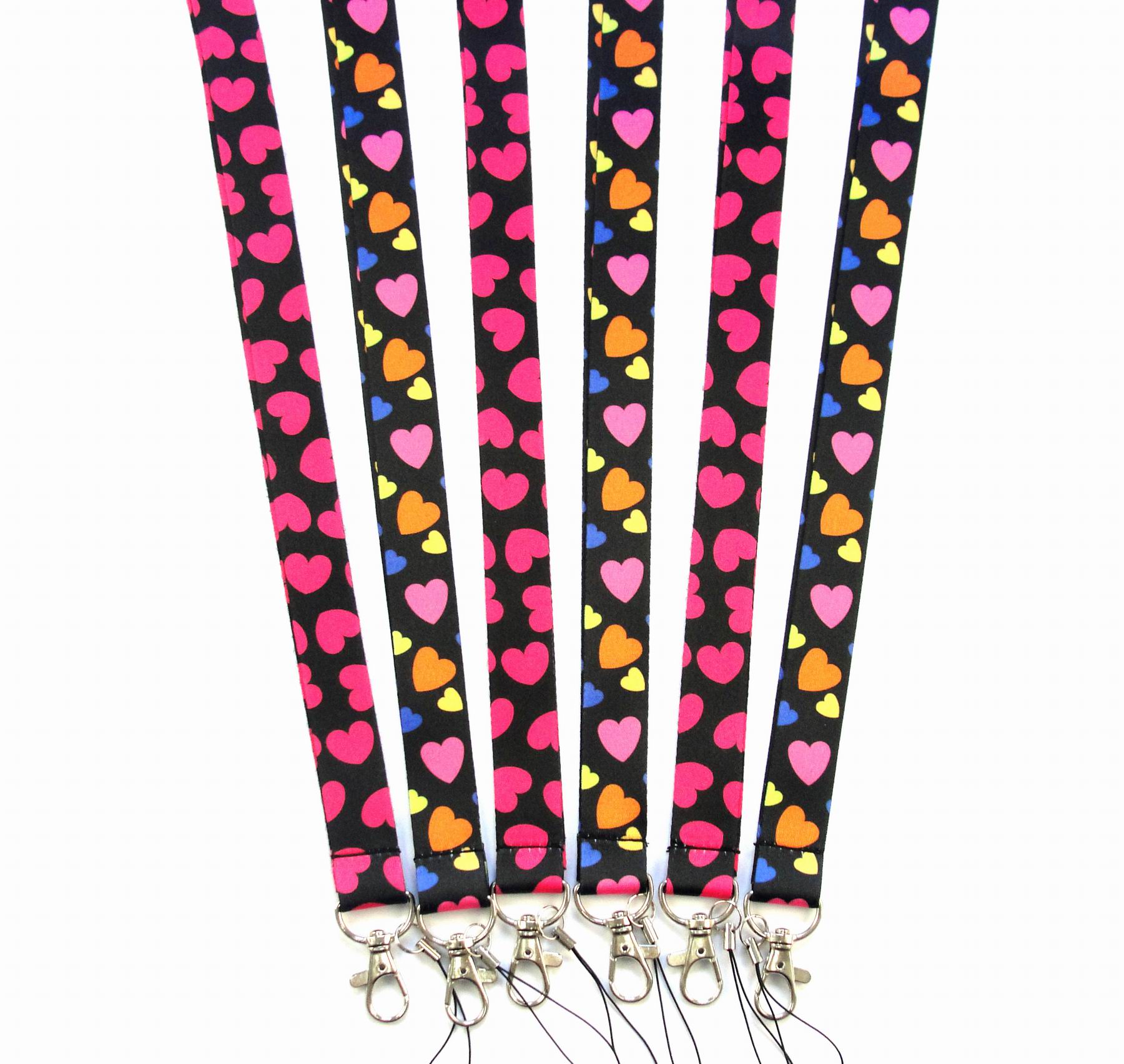 New 50pcs Keychains Cartoon Love Heart-shaped Lanyard ID Card Badge Holder Keychain Straps For Mobile Phone Wholesale
New 50pcs Keychains Cartoon Love Heart-shaped Lanyard ID Card Badge Holder Keychain Straps For Mobile Phone Wholesale